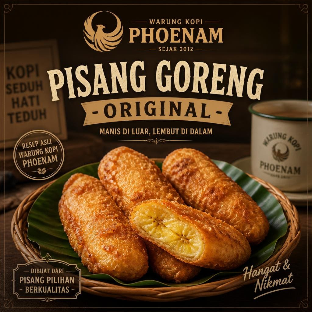 Pisang Goreng Original Warkop Phoenam